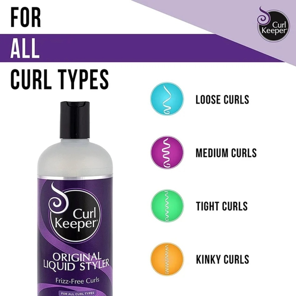 Bundle of 2 Curl Keeper Original Liquid Stylers for Frizz-Free Curls - 12 fl oz - Picture 4 of 6